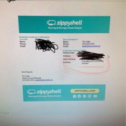 Latest review image uploaded by customer for Yolo Transfer Moving & Storage.