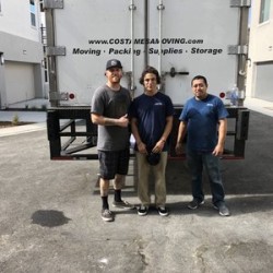 Latest review image uploaded by customer for Costa Mesa Moving Company.
